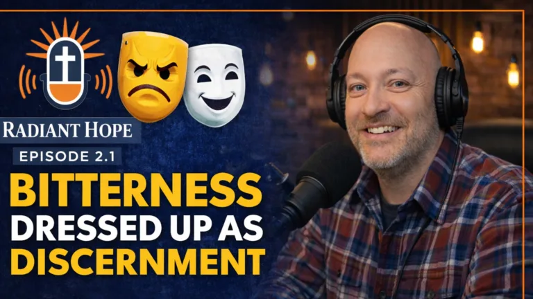 Bitterness dressed up as discernment